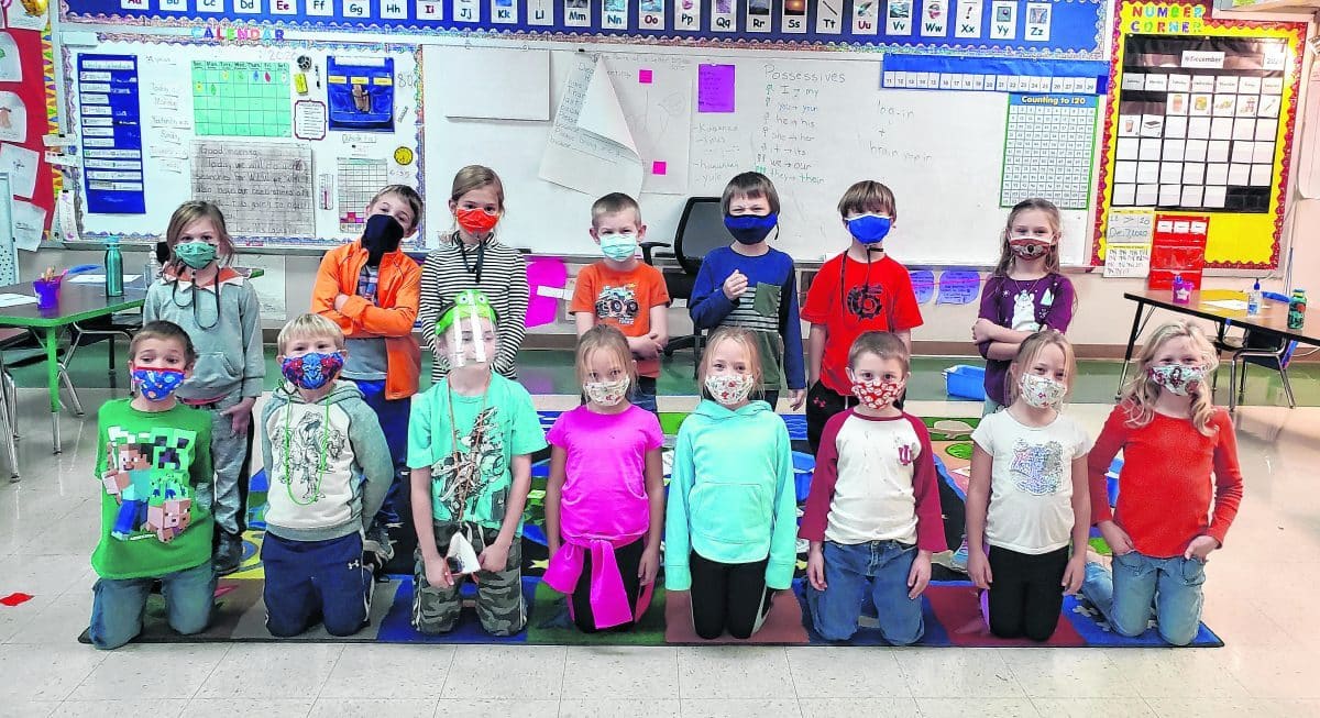 Jill LaGiglia’s first-grade class. Submitted